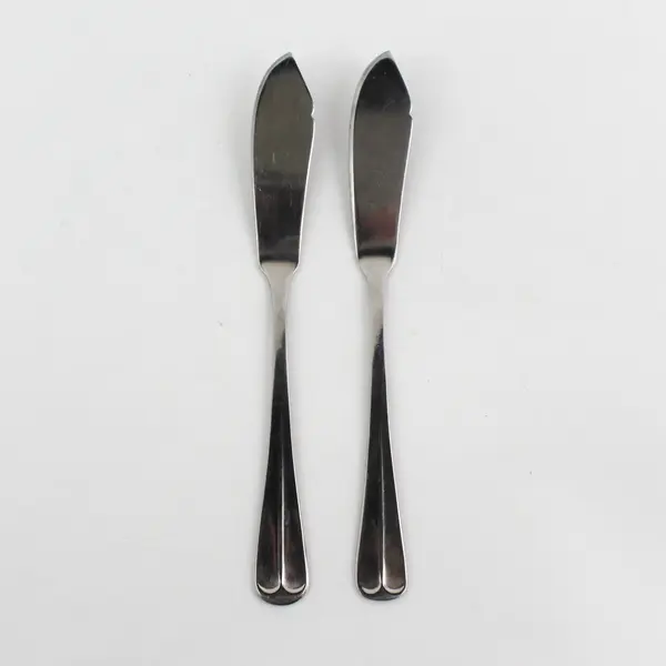 Lot Of 2 Cambridge Silver American Pride Pattern SS Butter Knives 6.75" Rare HTF