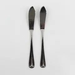 Lot Of 2 Cambridge Silver American Pride Pattern SS Butter Knives 6.75" Rare HTF