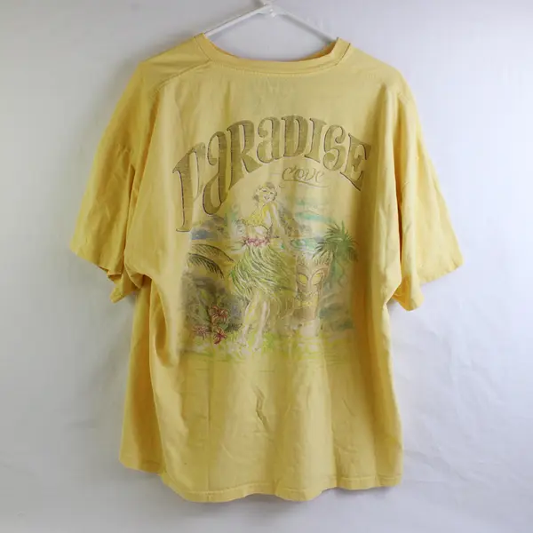 Aces & Idols Pacific Cove Butter Yellow T-Shirt Adult Size 2XL