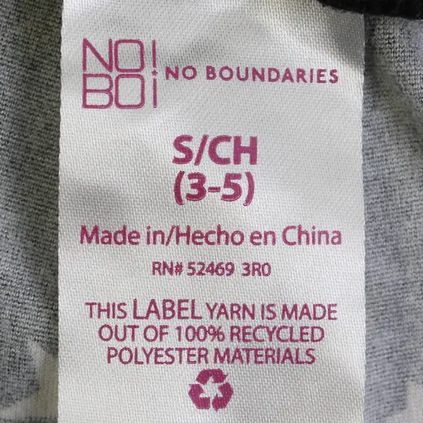 No Boundaries Celestial Print Black Bike Shorts Juniors Size Small 3-5