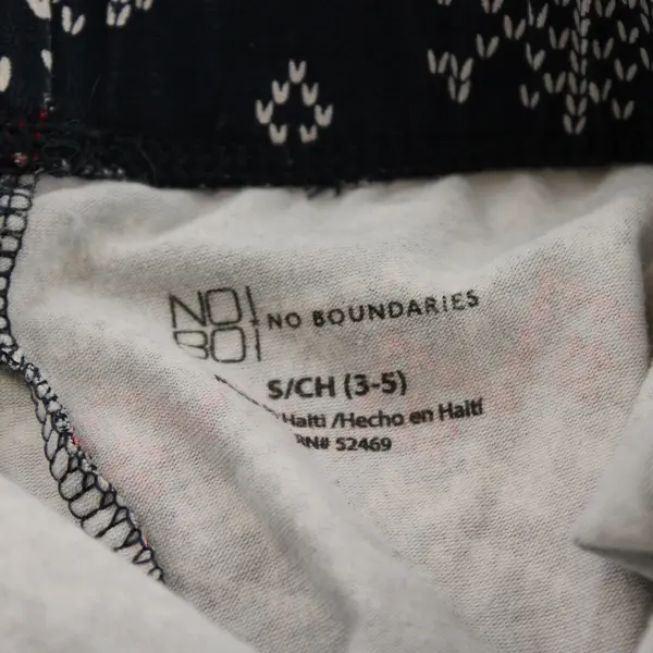 No Boundaries Winter Fair Isle Print Leggings Juniors Size Small 3-5