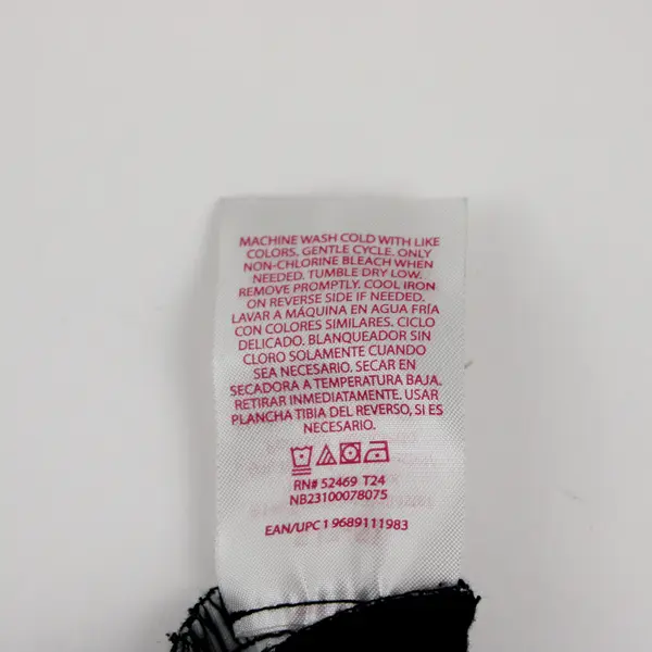 No Boundaries Floral Skull Print Black Leggings Juniors Size Small 3-5