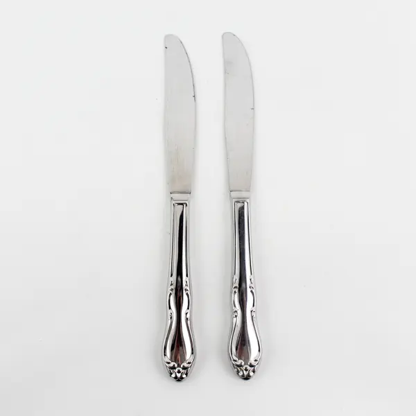 Lot of 2 Oneida Silver Homestead Pattern Stainless Hollow Dinner Knives 8.5" 