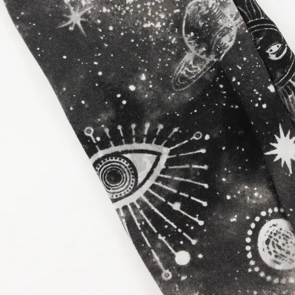 No Boundaries Gray Celestial Galaxy Print Leggings Juniors Size Small 3-5