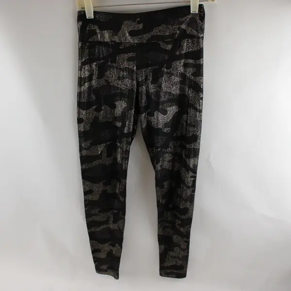 No Boundaries Shimmery Camo Print Leggings Juniors Size Small 3-5