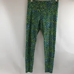 No Boundaries Green and Blue Animal Print Leggings Juniors Size Small 3-5