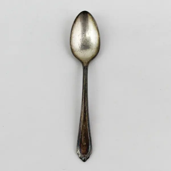 Oneida Silver Hotel Hadley Pattern Silverplate 1930 Teaspoon 6" Long Rare HTF