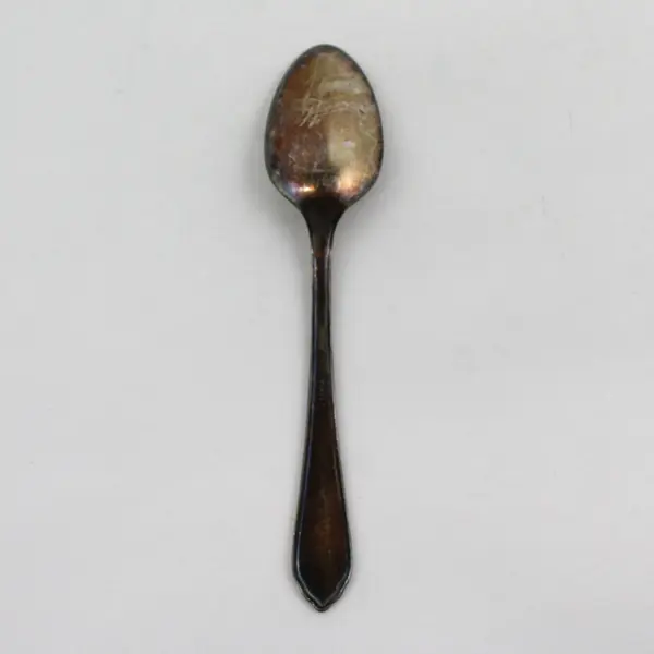 Oneida Silver Hotel Hadley Pattern Silverplate 1930 Teaspoon 6" Long Rare HTF