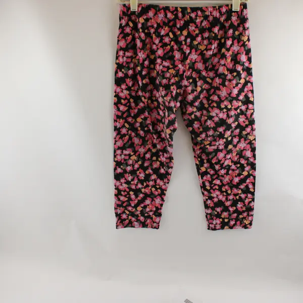 No Boundaries Multicolor Brush Stroke Print Capri Leggings Juniors Large 11-13