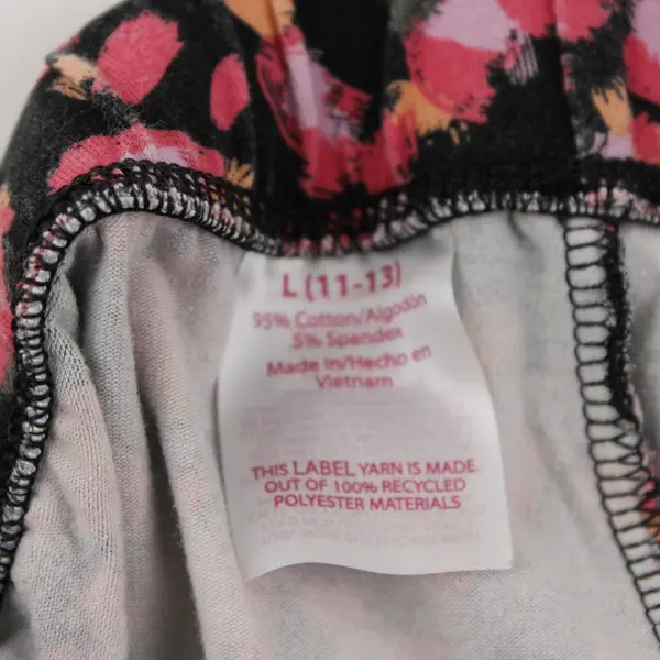 No Boundaries Multicolor Brush Stroke Print Capri Leggings Juniors Large 11-13