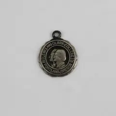 Vintage Lewis & Clark College 1967 Silver Figural Charm Pendant