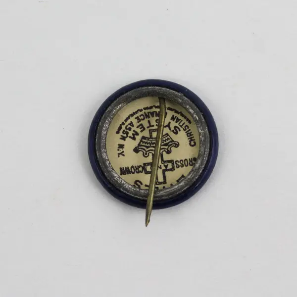 Vintage Central Presby Presbyterian Church Sunday School Pin Cross & Crown