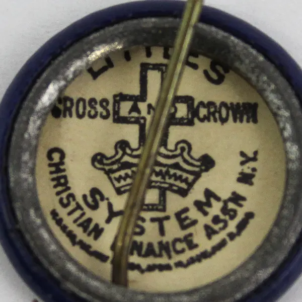 Vintage Central Presby Presbyterian Church Sunday School Pin Cross & Crown