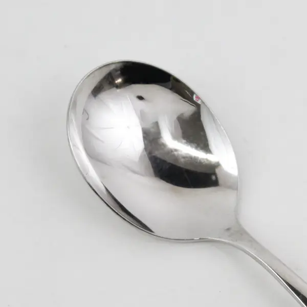 Oneida Silver Rose Duet Pattern Stainless Sugar Spoon 6" Rare Hard-To-Find Item