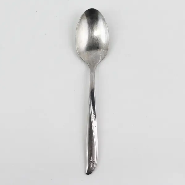 Oneida Silver Twin Star Pattern Teaspoon 6.25" Long Stainless Steel Good