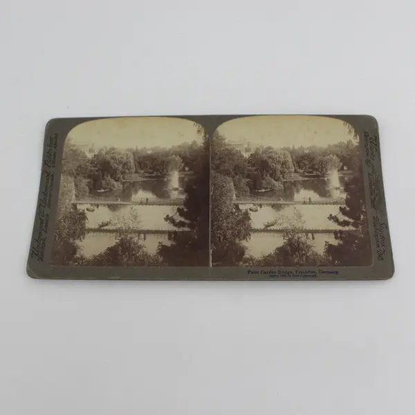 Palm Garden Frankfurt Germany Photo Stereoview Underwood 1894