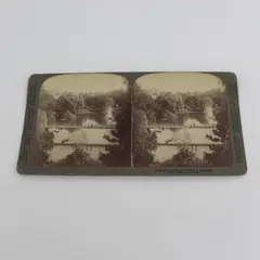 Palm Garden Frankfurt Germany Photo Stereoview Underwood 1894