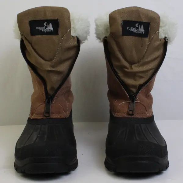 Rugged Exposure Brown/Black Thermolite Winter Boots Women's Size 9