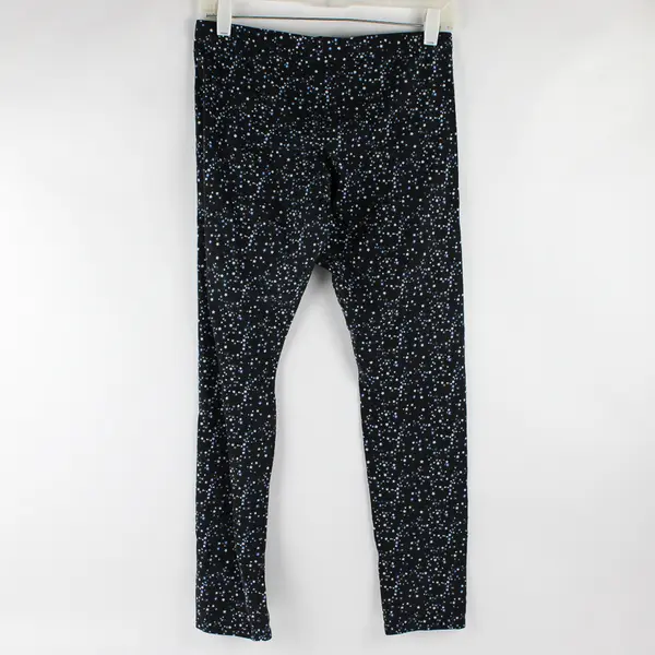 A New Approach Star Print Black Leggings Women's Medium