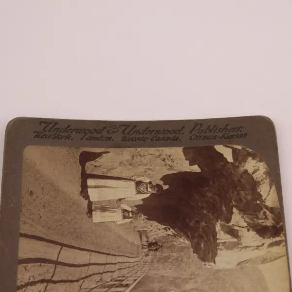 Road To Voring Falls Lake Oifjord Norway Photo Stereoview Underwood 1905