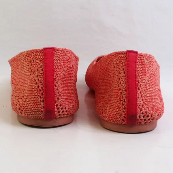 Skechers Hot Pink/Coral/Peach Cleo Knitty City Ballet Flat Women's Size 9