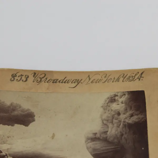 Icicles Table Rock Niagara Falls USA Photo Stereoview American Stereoscopic Co