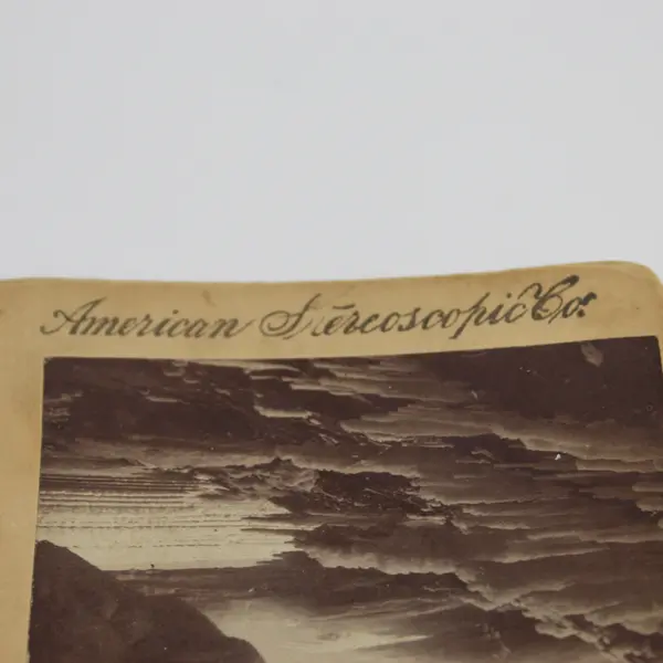 Icicles Table Rock Niagara Falls USA Photo Stereoview American Stereoscopic Co