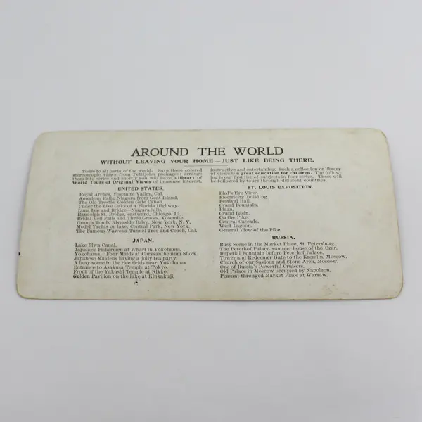 President Roosevelt Taking The Oath Color Litho Stereoview 