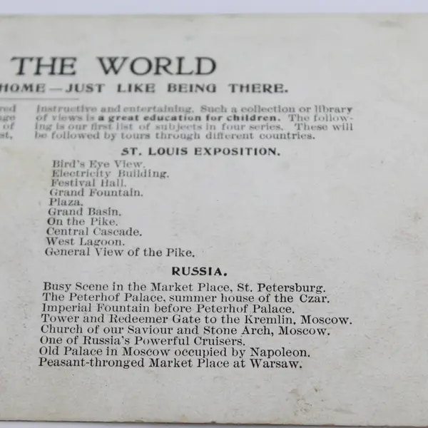 President Roosevelt Taking The Oath Color Litho Stereoview 