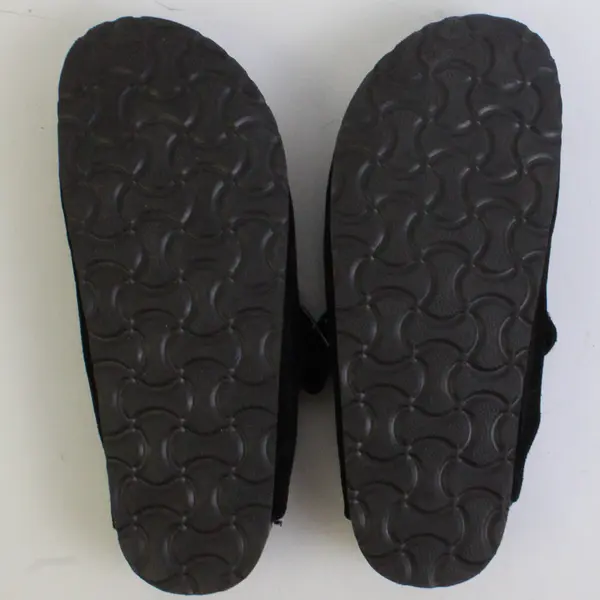 White Mountain Footbeds Solid Black Color Slip On Clog About Women's Size 6