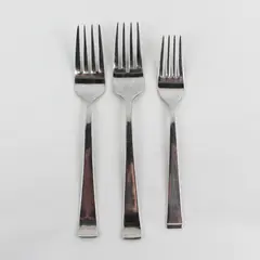Wallace Silver Georgetown Pattern (Glossy) 18/10 2 Dinner 1 Salad Fork Rare HTF