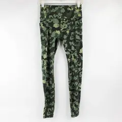 Avia Green Camo Print Activewear Leggings Women's Size XS 0-2