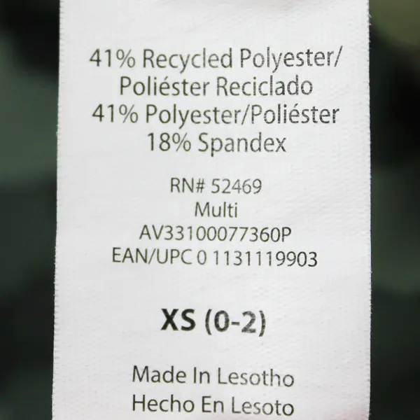 Avia Green Camo Print Activewear Leggings Women's Size XS 0-2