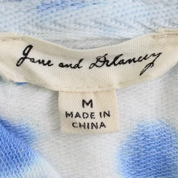 Jane and Delancey Women's M Blue & White Tie Dye Pullover Hoodie