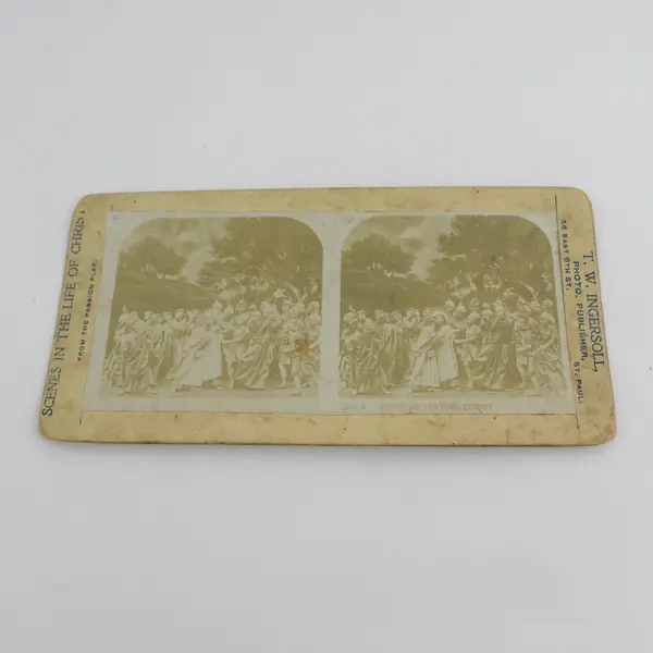 Lot Of 5 Scenes In The Life Of Christ Photo Stereoviews TW Ingersoll 