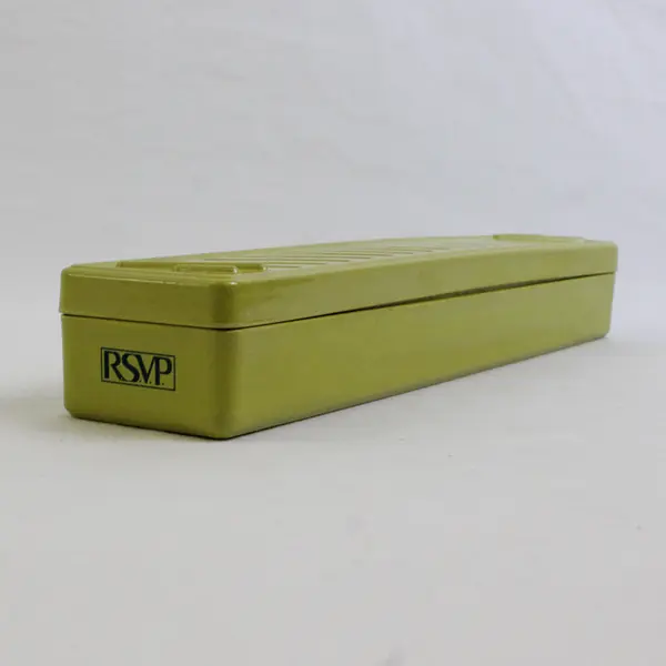 RSVP International Bamboo Skewer Soaker Box, Green 12" Long