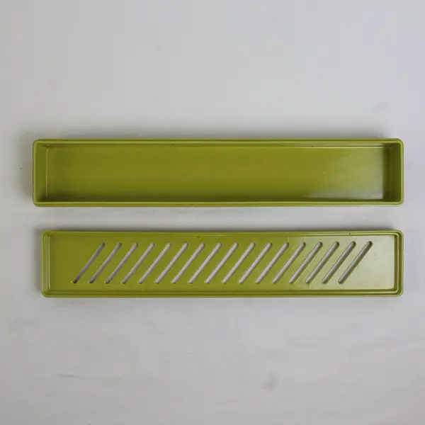 RSVP International Bamboo Skewer Soaker Box, Green 12" Long