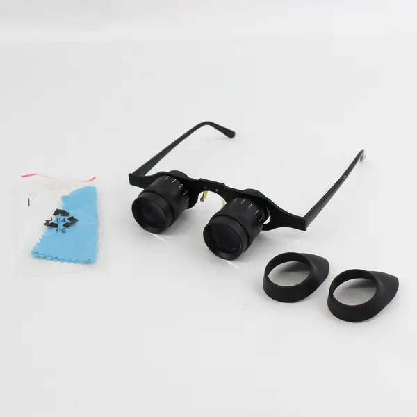 Sportere Hands-Free Binocular Glasses for Fishing, Bird  Black 2.5X Coated
