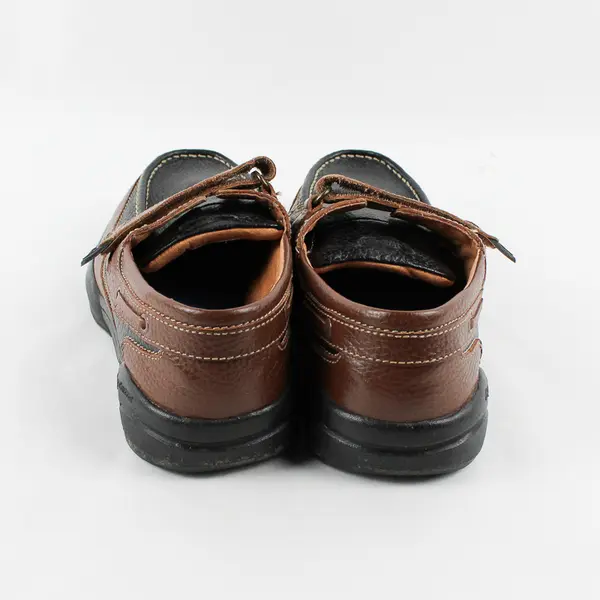 Dr. Comfort Brown/Black Comfort Control Mike Casual Boat Shoes Men's Size 11W