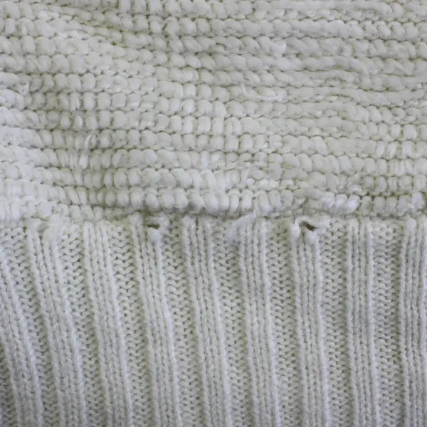 Vintage Eiffel LA Adult XL Multicolor Chenille Knit Long Sleeve V-Neck Sweater