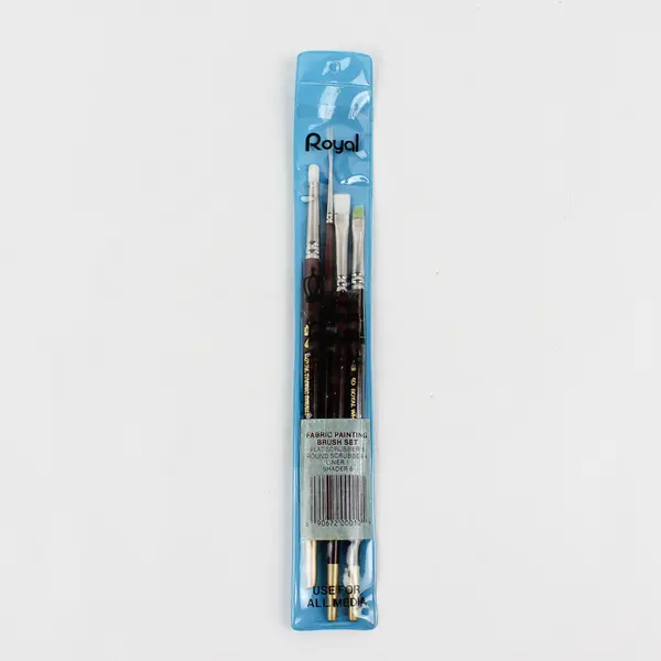Pack of 4 Royal Fabric Painting Brush Set (Original Package) All Media