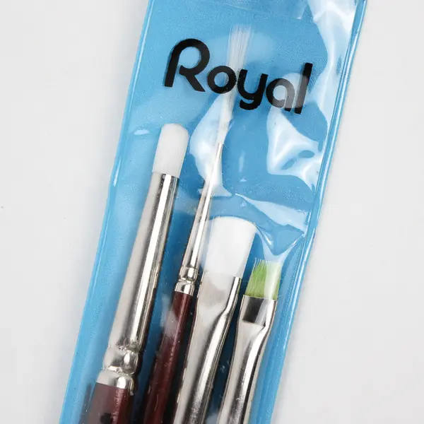 Pack of 4 Royal Fabric Painting Brush Set (Original Package) All Media