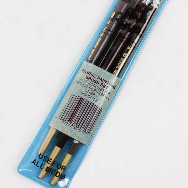 Pack of 4 Royal Fabric Painting Brush Set (Original Package) All Media