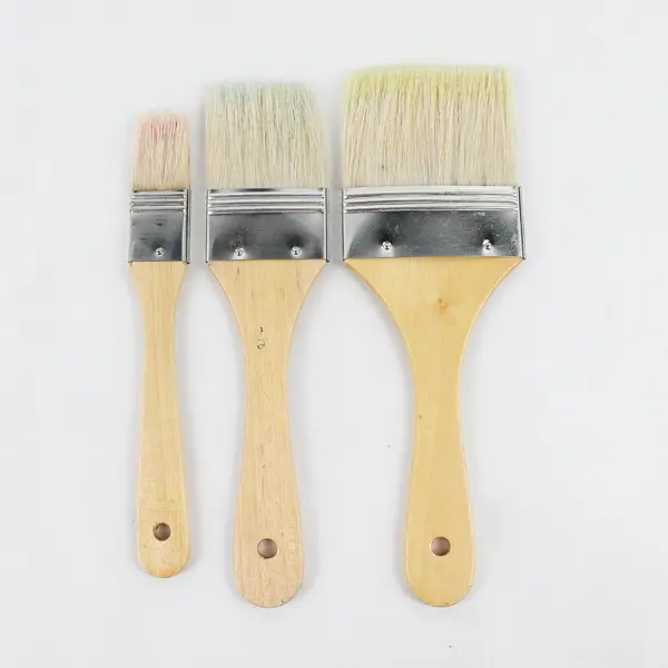 Lot of 3 Loew-Cornell All Purpose Bristle Paint Brushes #1171
