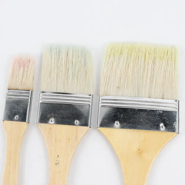 Lot of 3 Loew-Cornell All Purpose Bristle Paint Brushes #1171