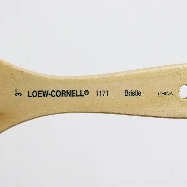 Lot of 3 Loew-Cornell All Purpose Bristle Paint Brushes #1171