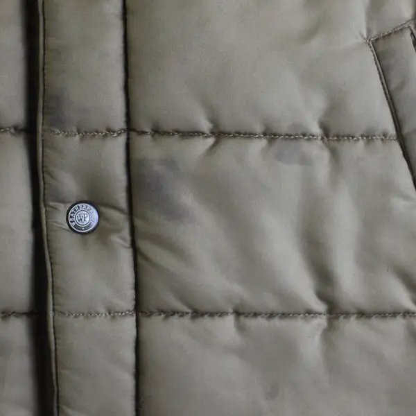 Original Weatherproof Vintage Men's M Brown Snap Button Up Puffer Vest