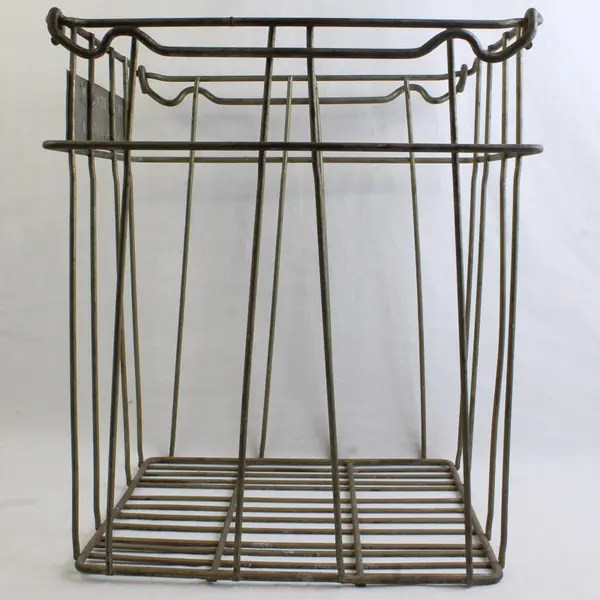 Vintage Metal Wire Egg Crate Olson Bros California