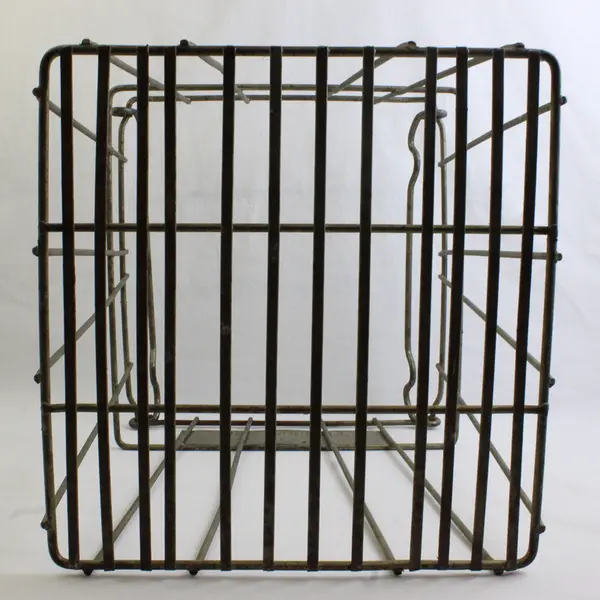 Vintage Metal Wire Egg Crate Olson Bros California