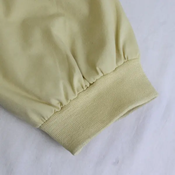 Vintage Original Windbreaker Men's 3X Yellow Knit Trim Full Zip Jacket